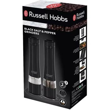 Moinho de Sal e Pimenta RUSSELL HOBBS Black Edition 2un