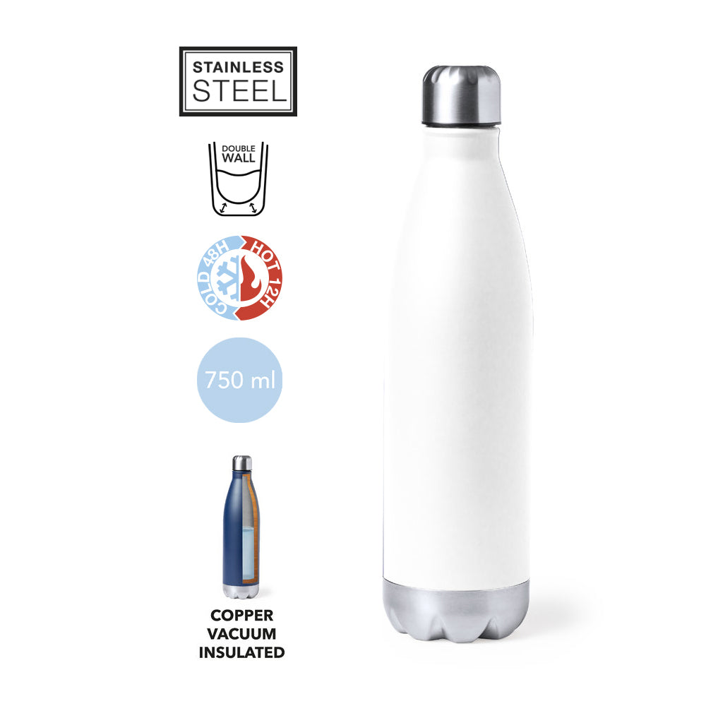 Garrafa Térmica Branca 750ml