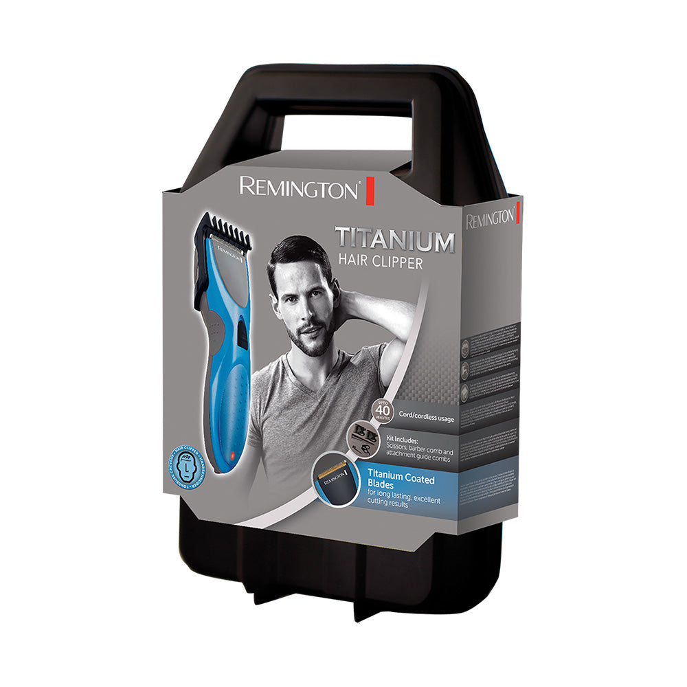 Aparador de Cabelo REMINGTON Titanium Azul