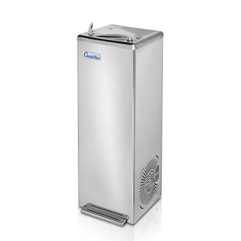 Bebedouro Água Fria Torneira Pedal 1 Filtro Inox