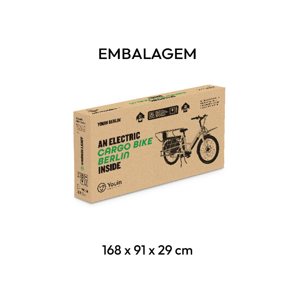 Bicicleta de Carga Elétrica YOUIN Berlin