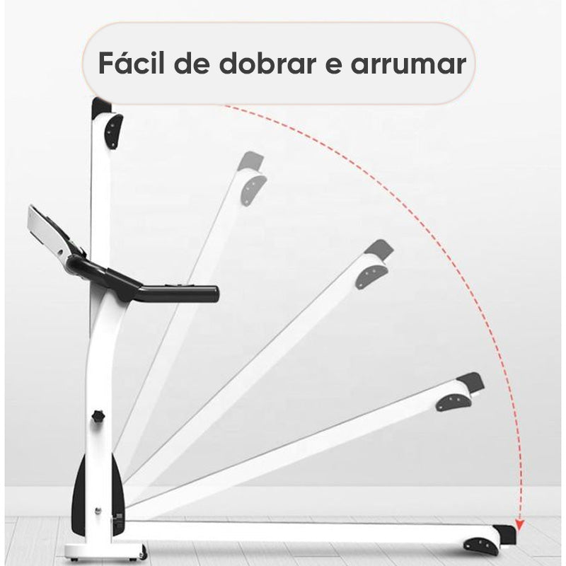 Passadeira Elétrica de Corrida Dobrável (0.6-12km/h)