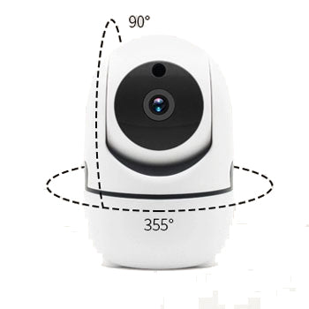 Câmara Dome PTZ IP WiFi pan 355º e tilt 90º