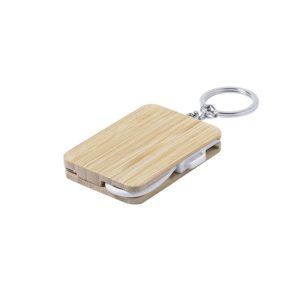 Cabo Carregador Porta-Chaves USB-A MicroUsb USB-C Lightning