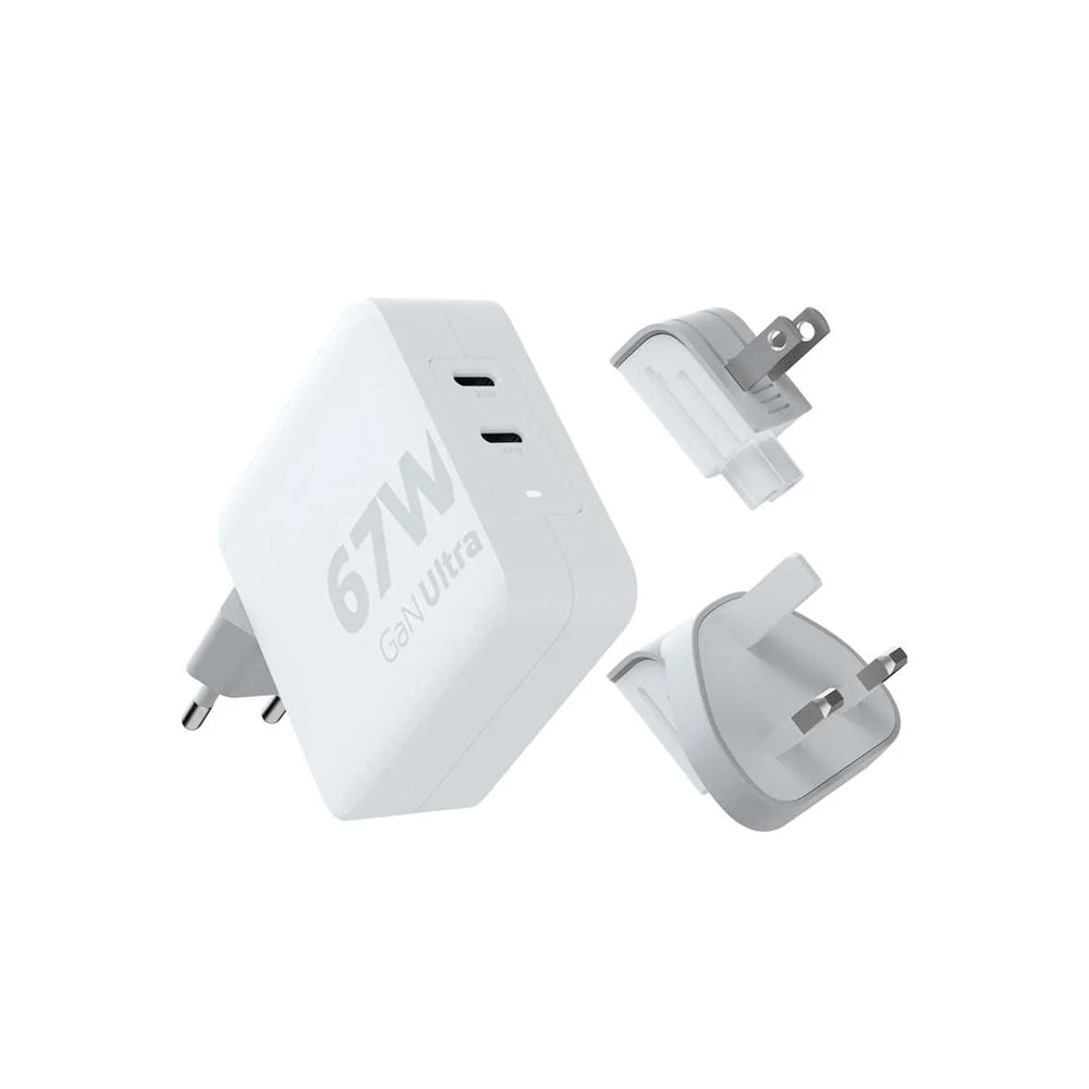 Carregador USB-C PD/GaN 67W Branco