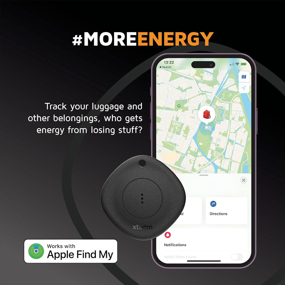 Localizador Bluetooth Objetos p/ Apple TravelTag Preto 3un