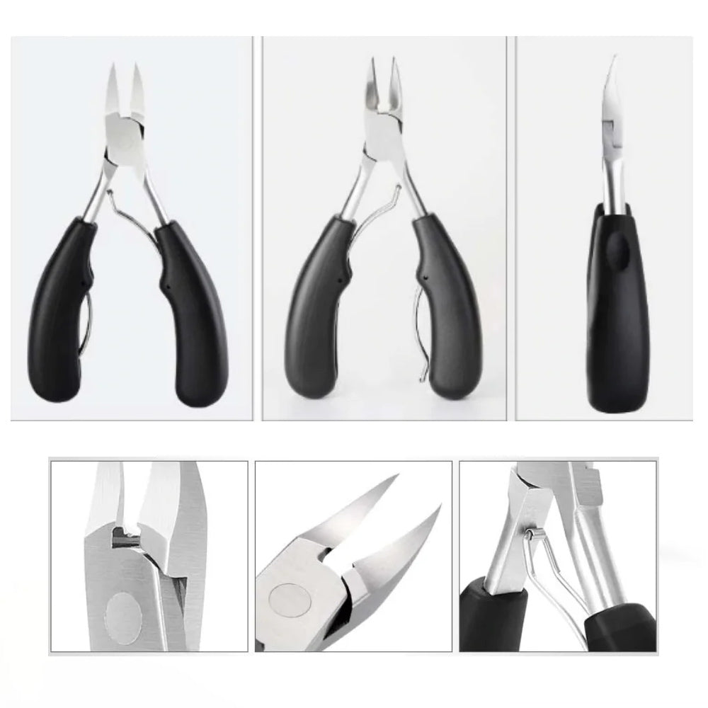 Corta Unhas Côncavo Profissional Aço Inox