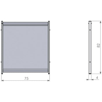 Divisores de mesa modulares Premium Plus 700x800mm