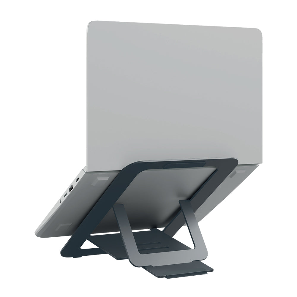 Base Notebook até 17 Pol Ajustável Ultra-Fino Cinza Escuro