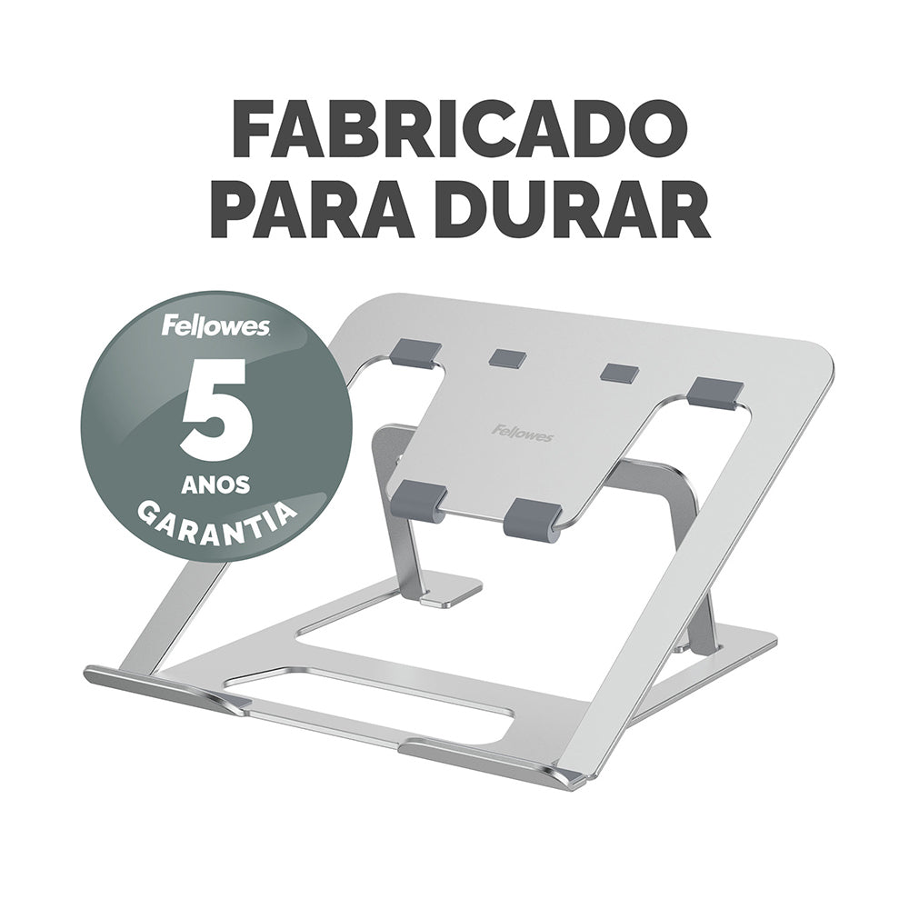 Base Notebook até 15 Pol Ajustável Alumia Prata