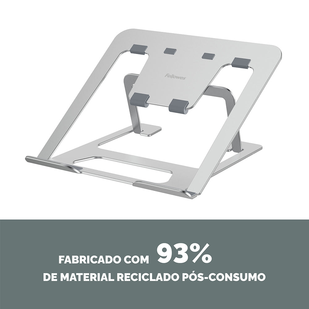 Base Notebook até 15 Pol Ajustável Alumia Prata