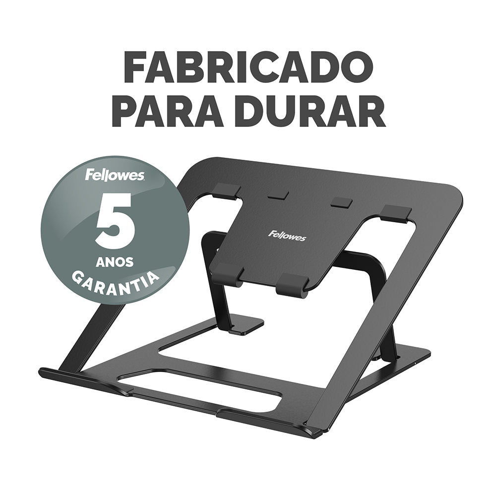 Base Notebook até 15 Pol Ajustável Alumia Preto