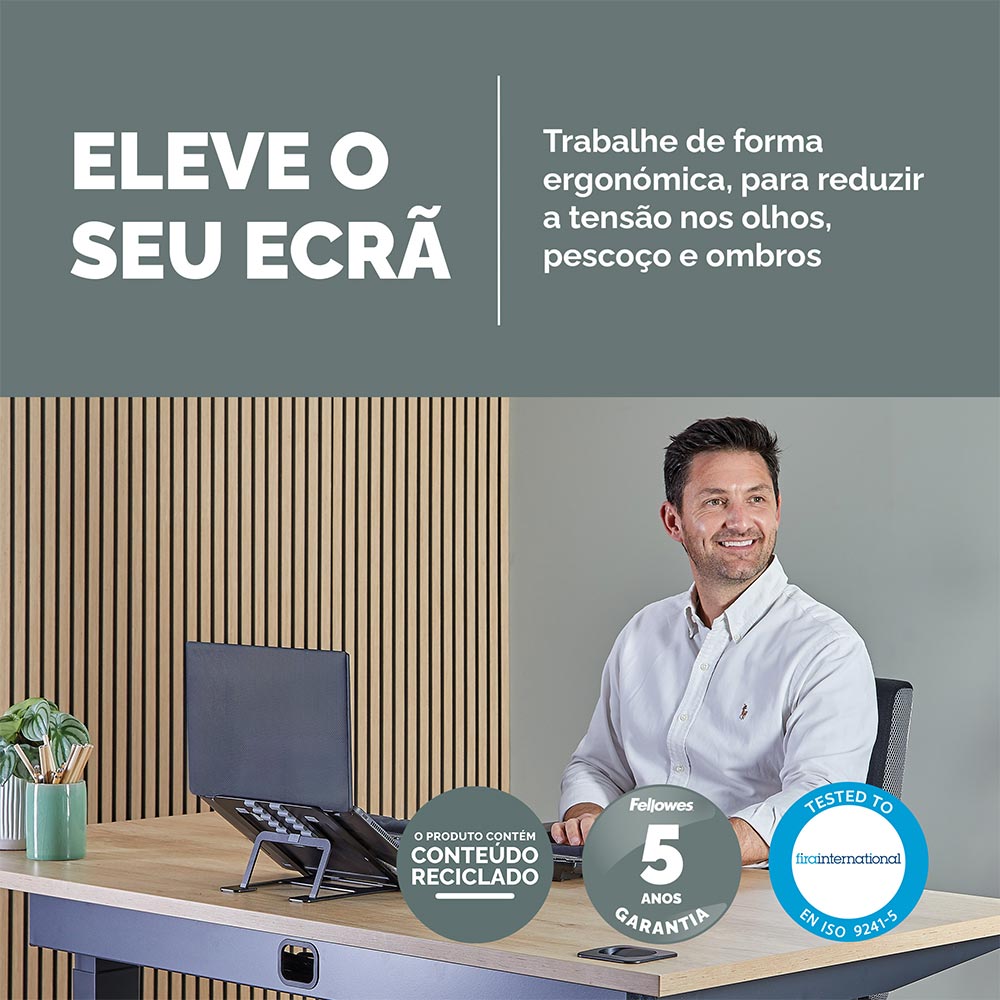 Base Notebook até 15 Pol Ajustável Alumia Preto