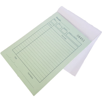 Livro 50 Comandas QDL - 1 Via + Cartolina Pack 10un