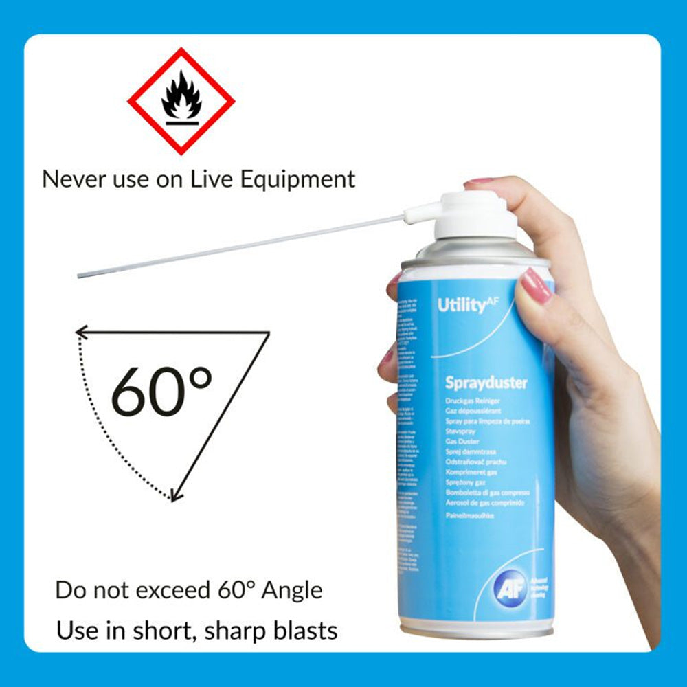 Spray Ar Comprimido Geral Basic Sprayduster Vertical 400ml