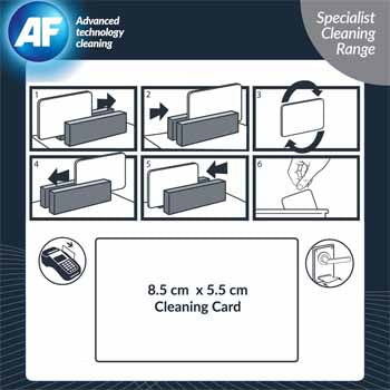 Cartões Magnéticos de Limpeza ATM+POS+CHIP 20un