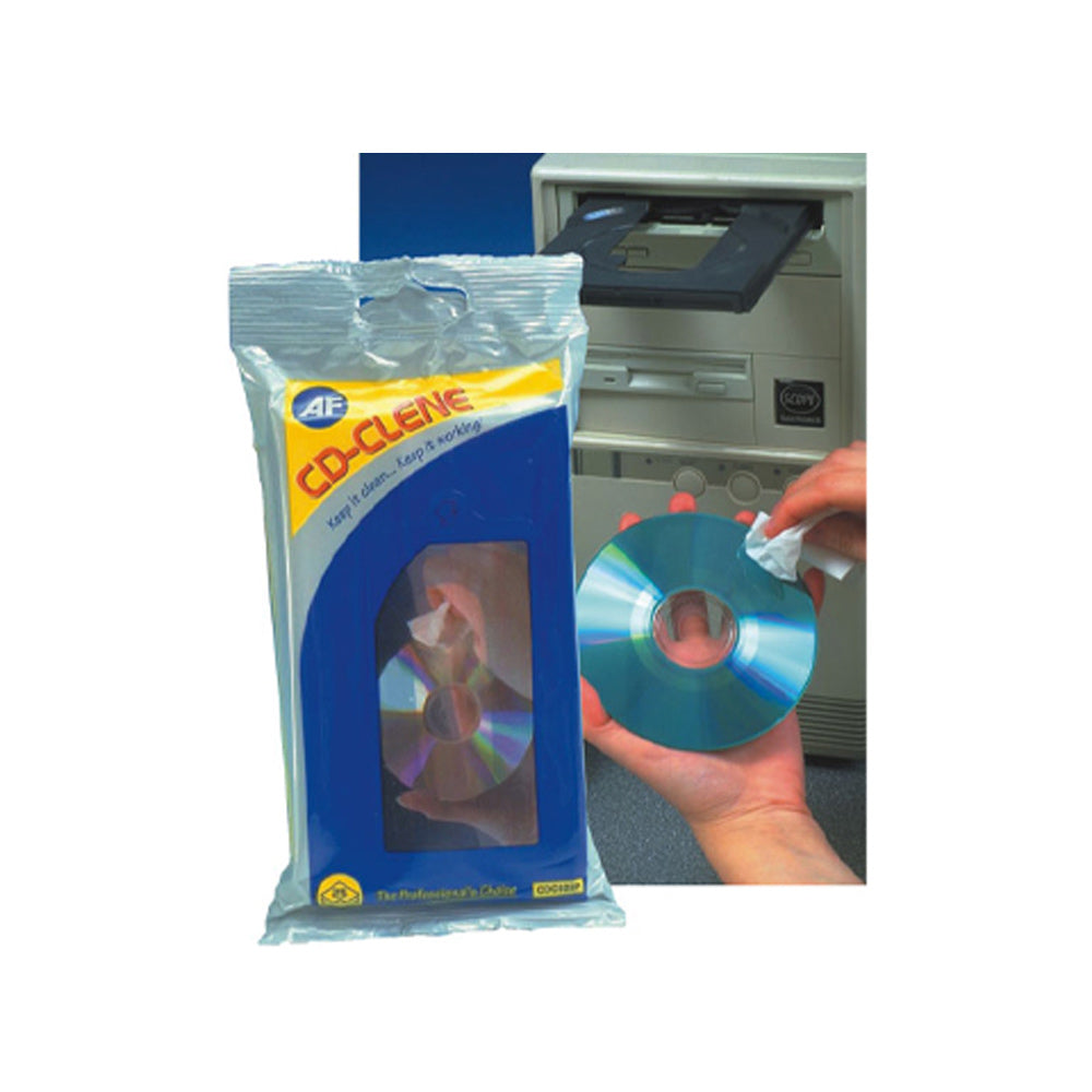 Toalhetes Limpeza CDs / DVDs 25un