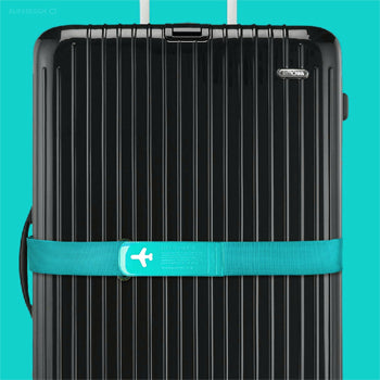 Cinta para Mala de Viagem 5x190cm Azul