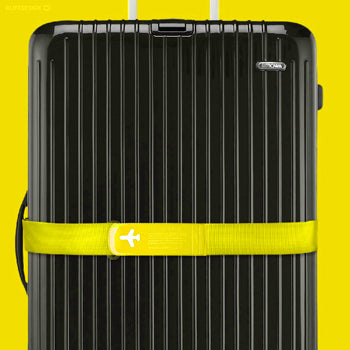 Cinta para Mala de Viagem 5x190cm Amarelo