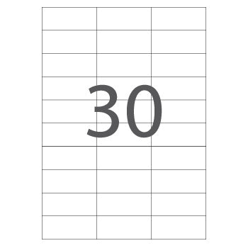 Etiquetas 070x030mm 100Fls A4 Apli 2700un