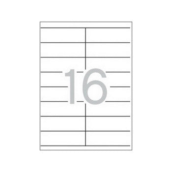 Etiquetas 105x035mm 100Fls A4 Apli 1600un