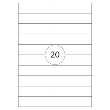 Etiquetas 105x029mm 100Fls 01299 Apli 2000un