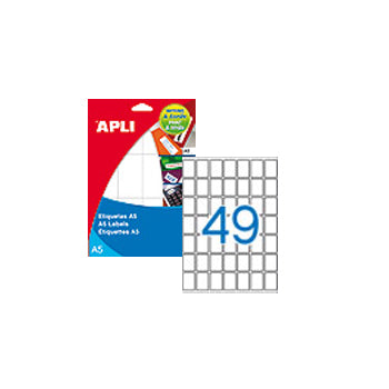 Etiquetas 019x027mm 33Fls A5 01865 Apli 735un