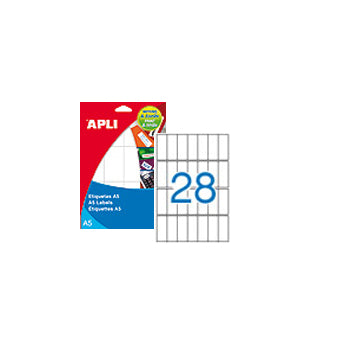 Etiquetas 020x050mm 15Fls A5 01867 Apli 420un