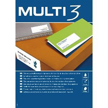 Etiquetas 099,1x038,1mm 100Fls Multi3 1400un
