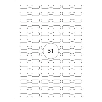 Etiquetas Jóias 45x8mm 15Fls Apli 10307 765un