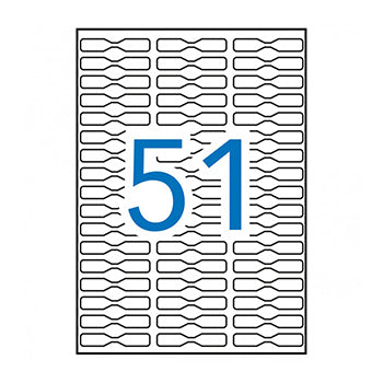 Etiquetas Jóias 45x8mm 15Fls Apli 10307 765un