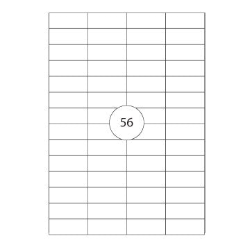 Etiquetas 052,5x021,2mm 100Fls A4 Multi3 5600un