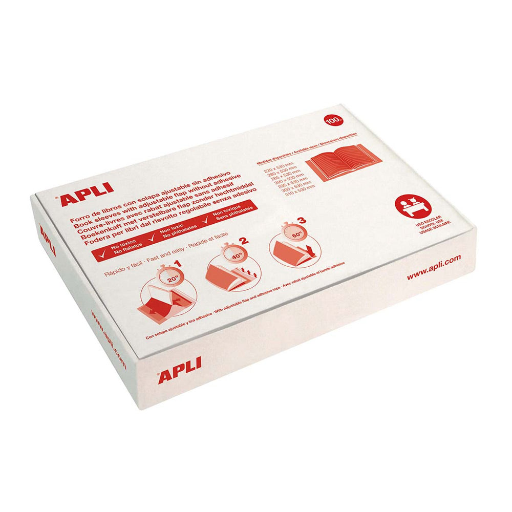 Forra Livros Ajustável 280x530mm 130mic Apli 25un