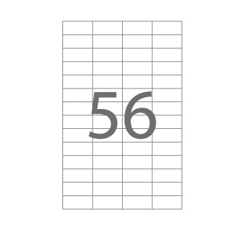 Etiquetas 052,5x021,2mm 100Fls A4 Apli 5600un
