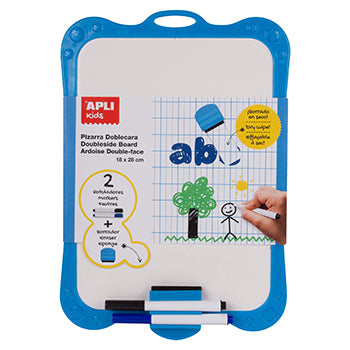 Quadro Branco Dupla-Face Apli 180x280mm 1un