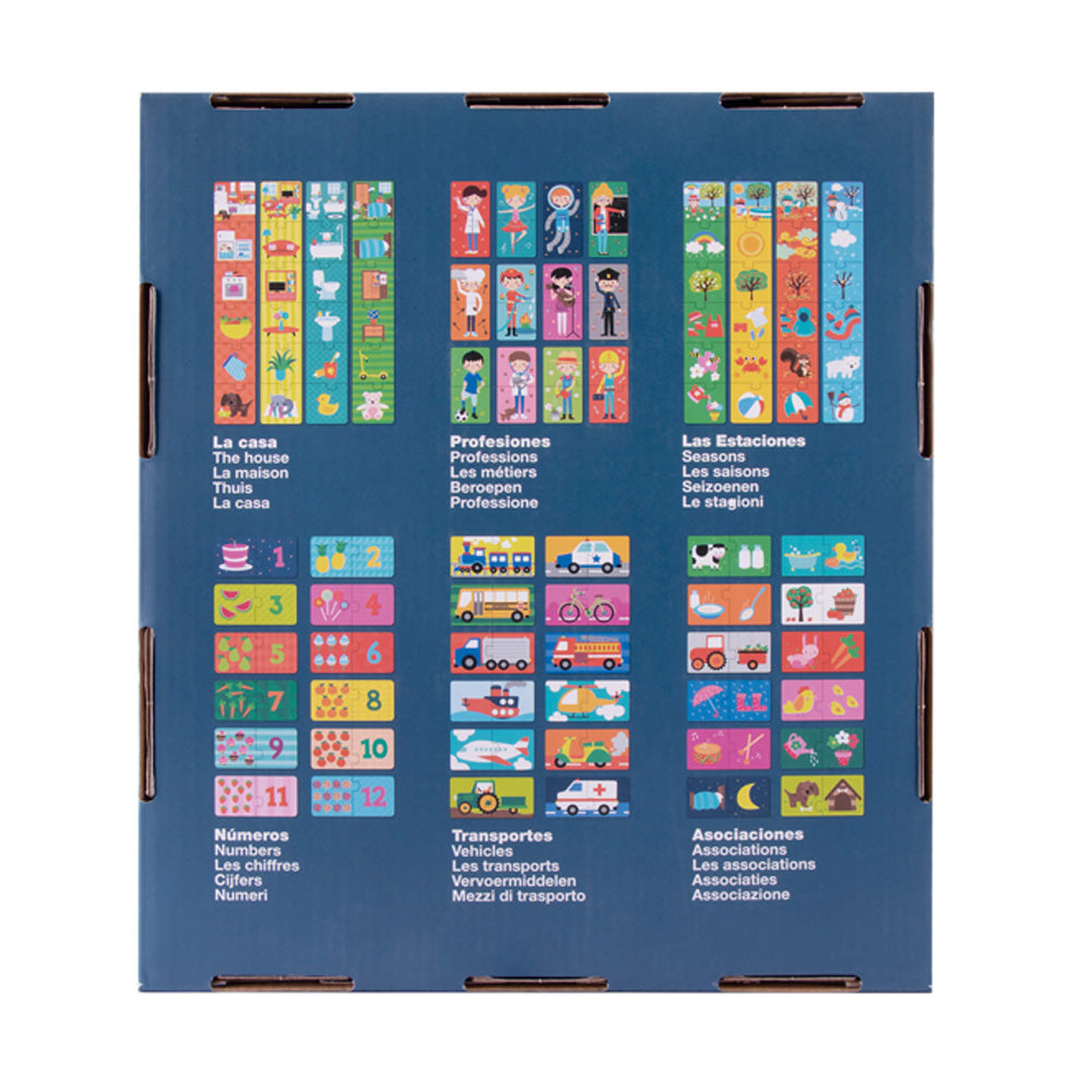 Jogo Educativo Puzzle Apli Kids Cx Expositor 6un