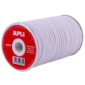 Elástico Fio Silicone Apli Transparente 7mmx100m 1un