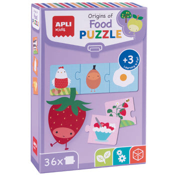 Puzzle Origem dos Alimentos 36 Peças