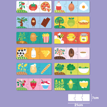 Puzzle Origem dos Alimentos 36 Peças
