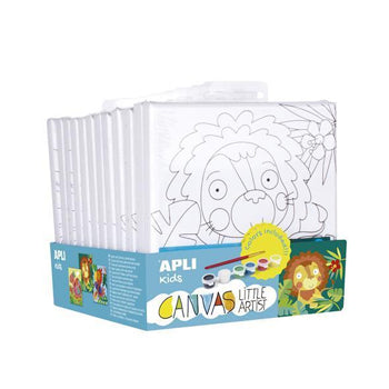 Telas Desenhos Animais 15x15cm Apli Kids Expositor 12un