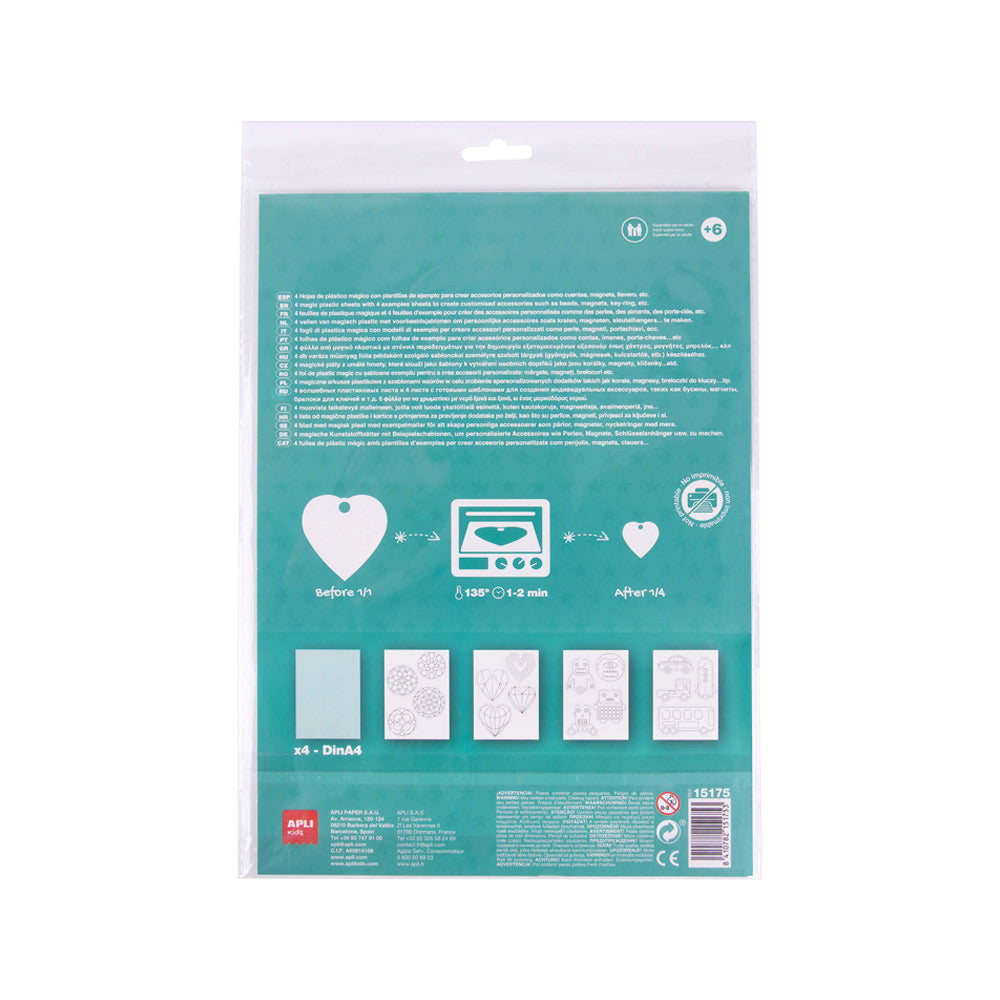 Papel Mágico Apli Kids 210x297mm 4 Folhas