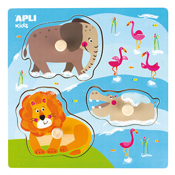 Puzzles Animais Cx Expositor 9un