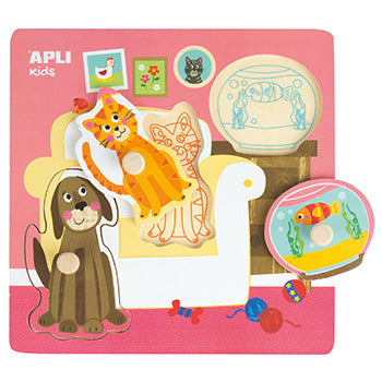 Puzzles Animais Cx Expositor 9un