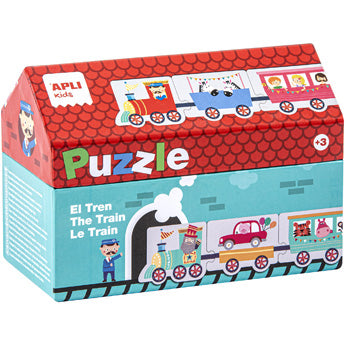 Jogo Puzzle Apli Tema Comboio 20 Peças