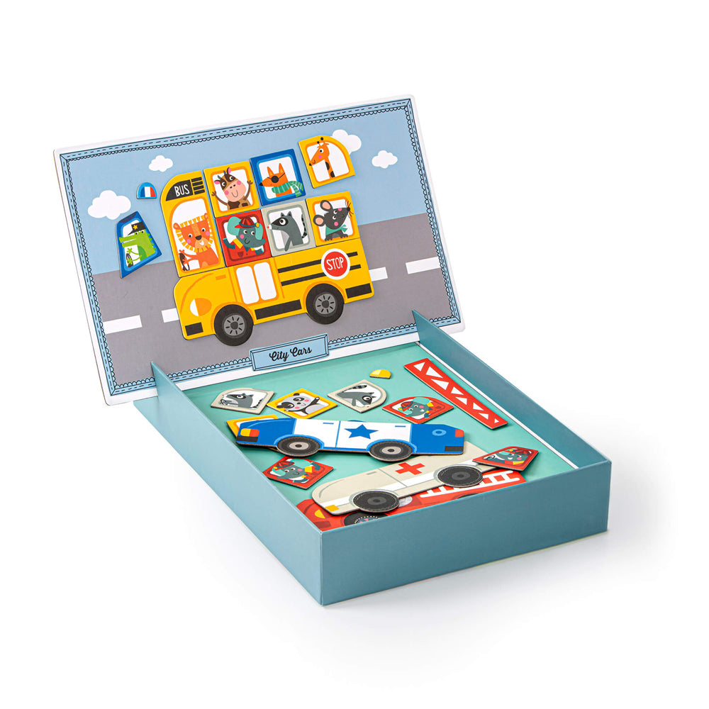 Jogo Magnéticos Carros 25 Peças