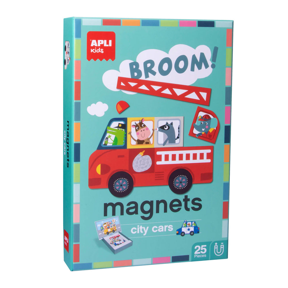 Jogo Magnéticos Carros 25 Peças