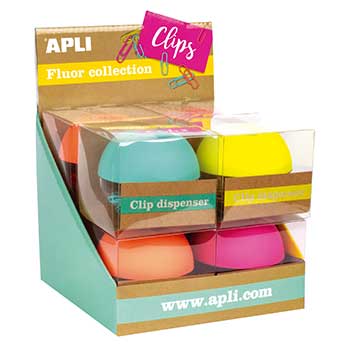 Porta Clips Magnético Apli Soft Fluor Sortido