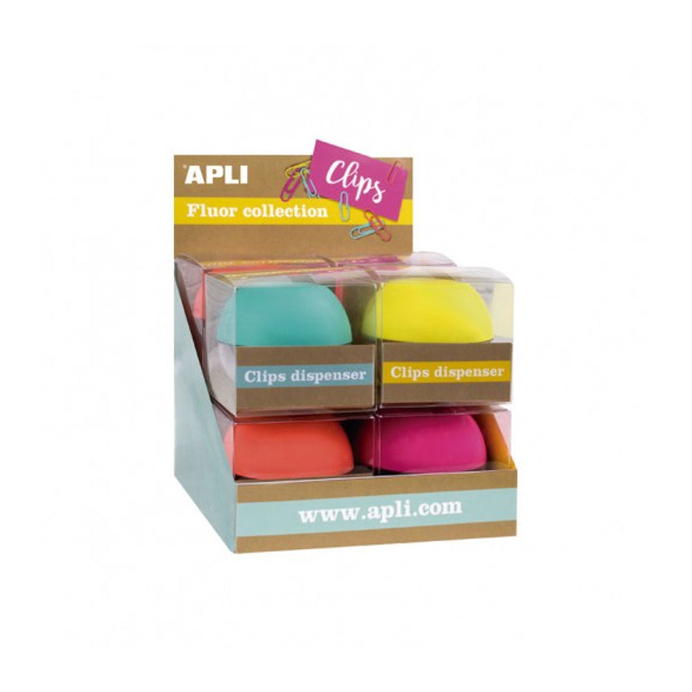 Porta Clips Magnético Apli Soft Fluor Sortido