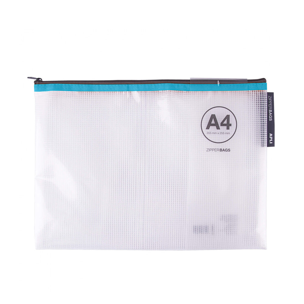 Bolsa 355x255mm A4 Fecho Correr Plástico APLI Sortido