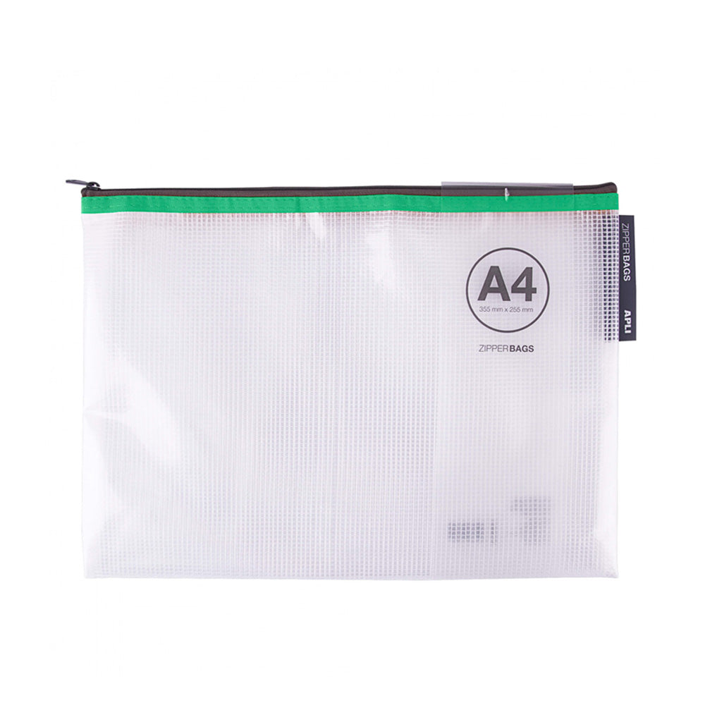Bolsa 355x255mm A4 Fecho Correr Plástico APLI Sortido